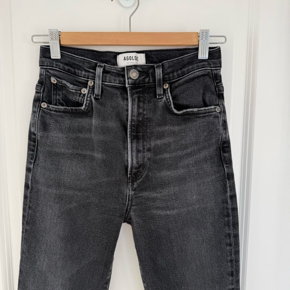 AGOLDE |  High Rise Black Jeans - Picture 2 of 10
